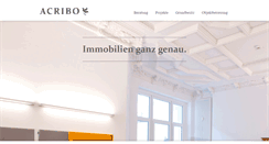 Desktop Screenshot of acribo.com
