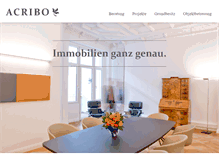 Tablet Screenshot of acribo.com
